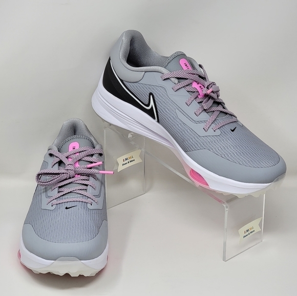 Nike Air Zoom Infinity Tour Next% Men's Size Multi Wolf Grey Pink DC5221-060 New - Picture 3 of 11